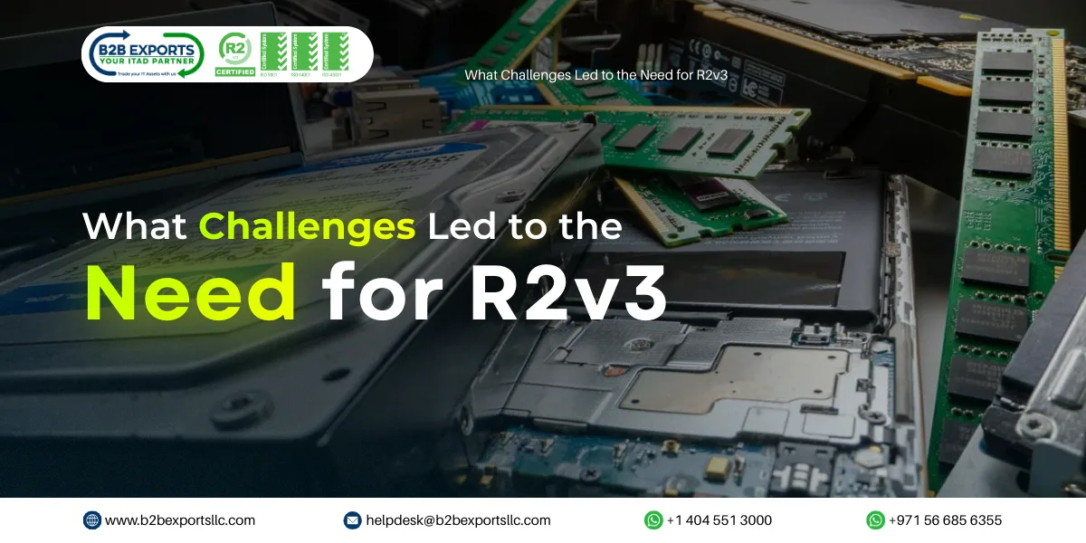 what challenges led to the need for r2v3 b2b exports llc