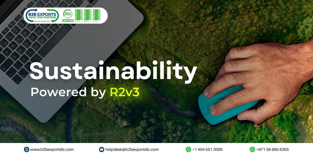environmental and sustainability impact of r2v3 b2b exports llc