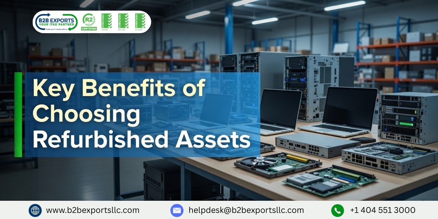 key benefits of choosing refurbished assets b2b exports llc