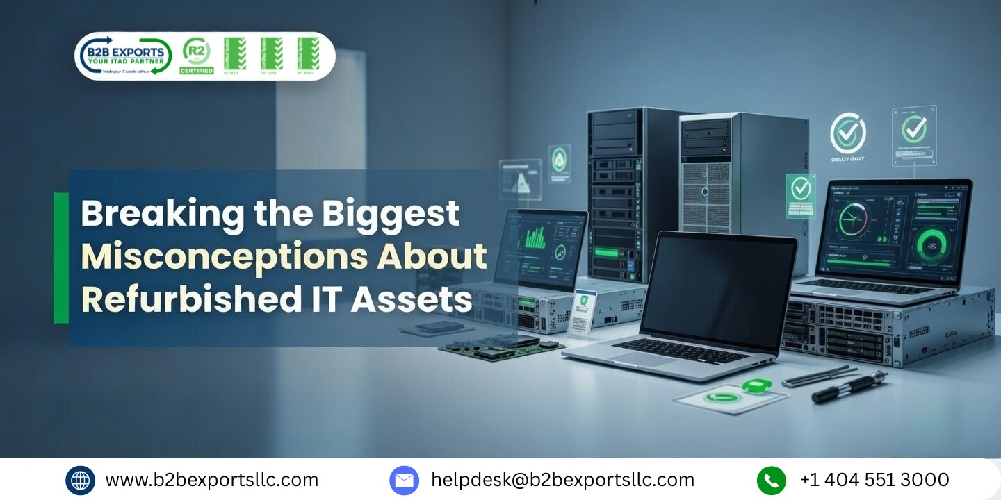 breaking the biggest misconceptions about refurbished IT assets b2b exports llc