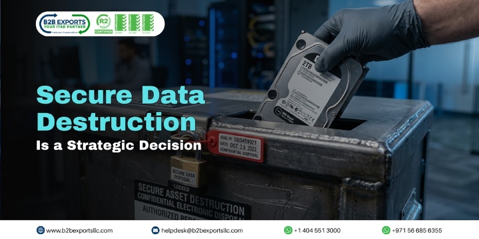 Secure Data Destruction Is a Strategic Decision b2b exports llc Secure data destruction is a strategic decision b2b exports llc
