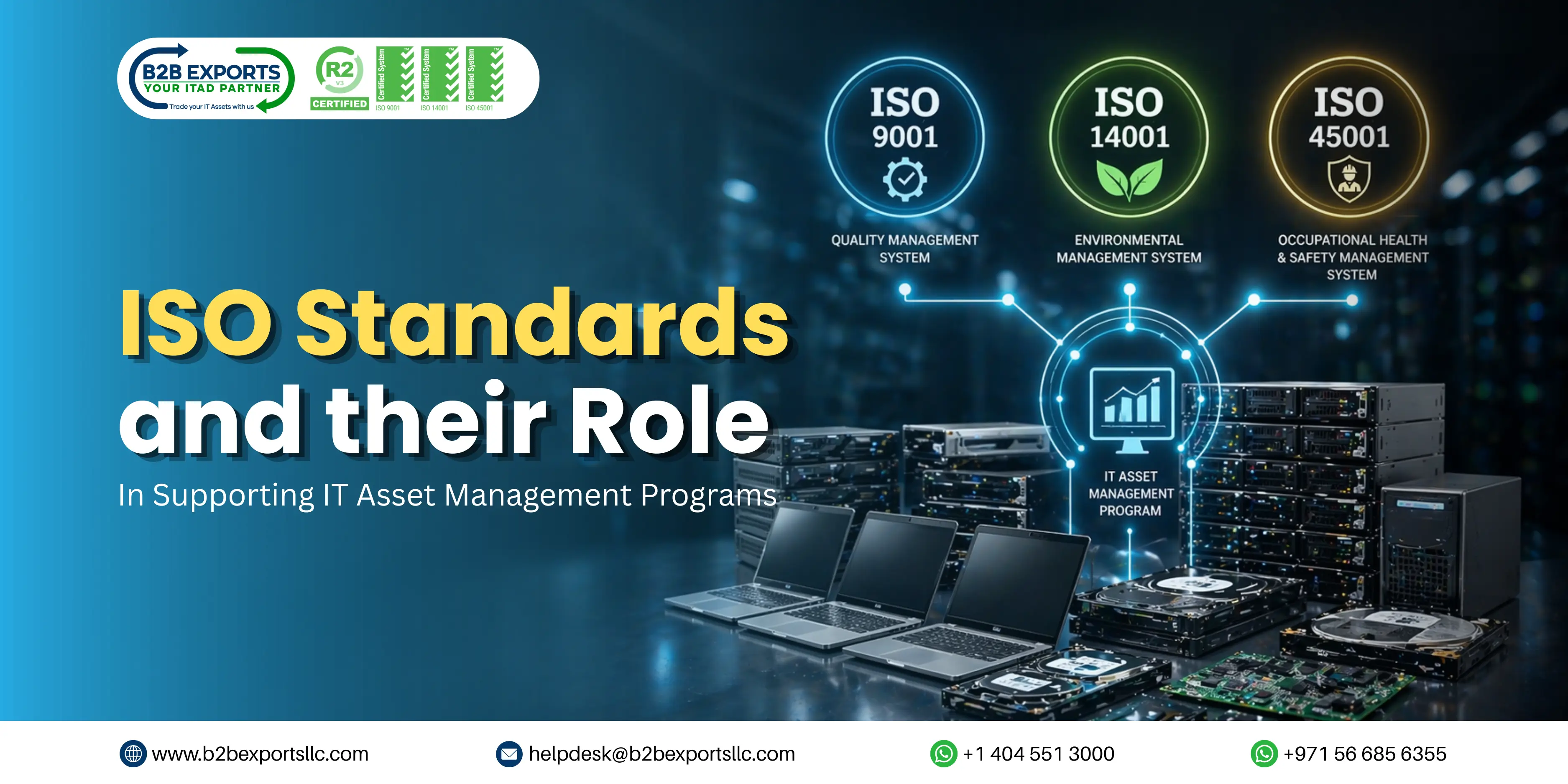iso standards and their role in supporting it asset management programs b2bexportsllc