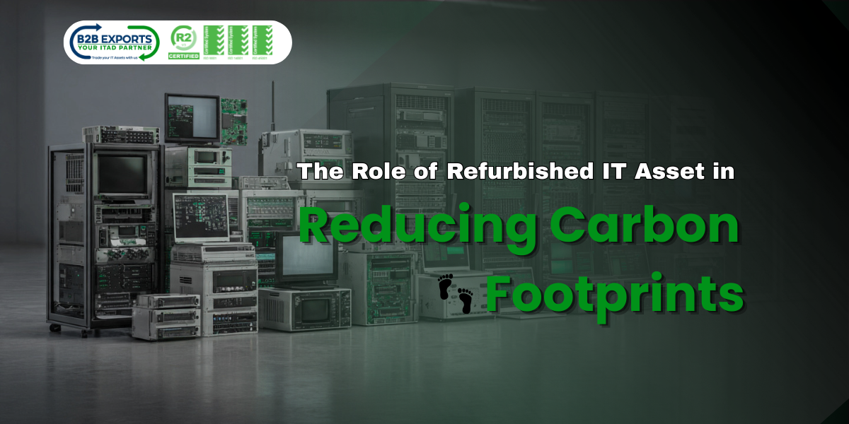 role of refurbished it assets in reducing carbon footprint b2b exports llc